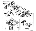 Kenmore 1106305760 top and console assembly diagram
