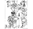 Kenmore 1106305711 machine sub-assembly diagram