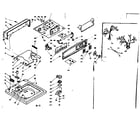 Kenmore 1106305800 top and control assembly diagram