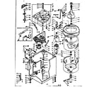 Kenmore 1106305801 machine sub-assembly diagram