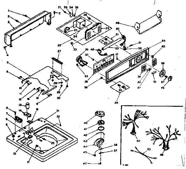 TOP AND CONSOLE ASSEMBLY