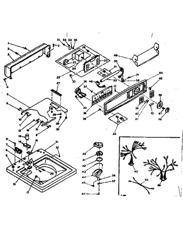 Top and console assembly