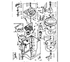 Kenmore 1106305802 machine sub-assembly diagram