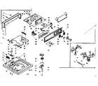 Kenmore 1106304803 top and console assembly diagram