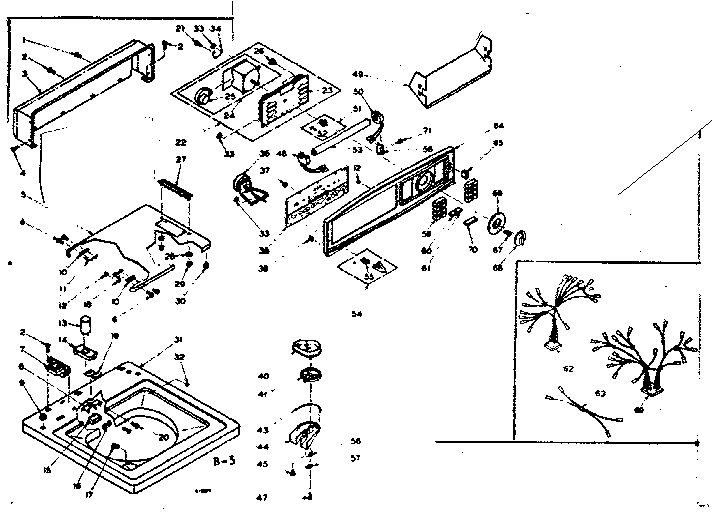 TOP AND CONSOLE ASSEMBLY
