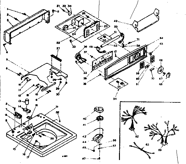 Top and console assembly
