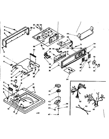 Top and console assembly