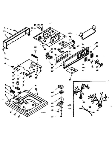 Top and console assembly