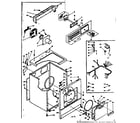 Kenmore 1106307401 machine sub-assembly diagram