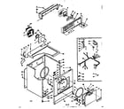 Kenmore 1106307402 machine sub-assembly diagram
