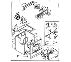 Kenmore 1106307502 machine sub-assembly diagram