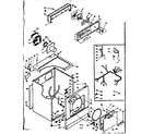 Kenmore 1106307504 machine sub-assembly diagram