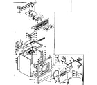Kenmore 1106307641 machine sub-assembly diagram