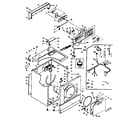Kenmore 1106307740 machine sub-assembly diagram