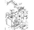 Kenmore 1106307741 machine sub-assembly diagram