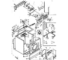 Kenmore 1106307743 machine sub-assembly diagram