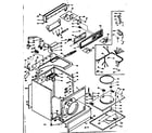 Kenmore 1106307805 machine sub-assembly diagram
