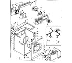 Kenmore 1106308401 machine sub-assembly diagram