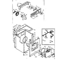 Kenmore 1106308502 machine sub-assembly diagram
