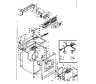 Kenmore 1106308602 machine sub-assembly diagram