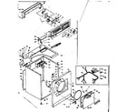 Kenmore 1106308642 machine sub-assembly diagram