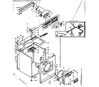 Kenmore 1106308643 machine sub-assembly diagram