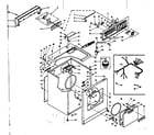 Kenmore 1106308702 machine sub-assembly diagram