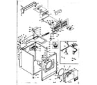 Kenmore 1106308743 machine sub-assembly diagram