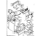 Kenmore 1106308805 machine sub-assembly diagram