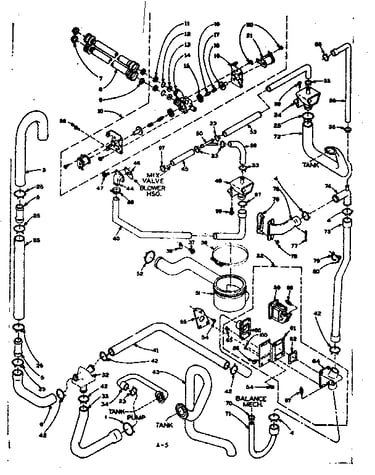 Washer-dryer water system
