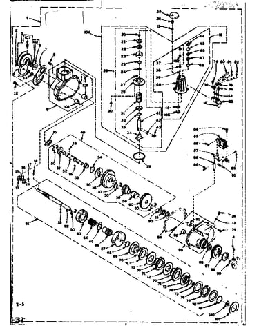 Speed changer assembly