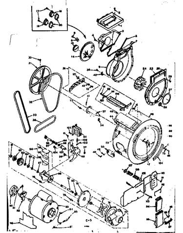 Blower cylinder pump & motor
