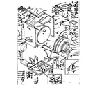 Kenmore 1106309800 base and tank assembly diagram