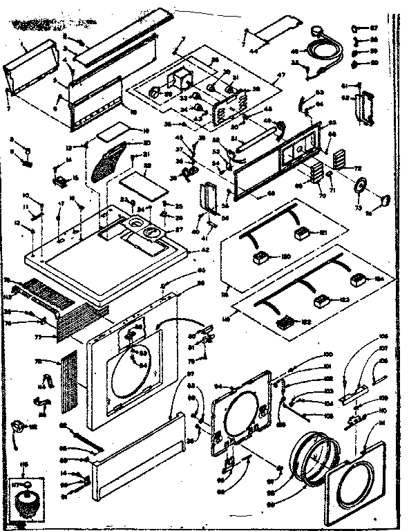 Top front assembly