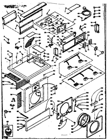 Top front assembly