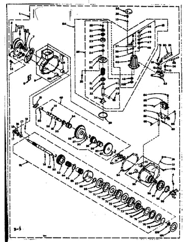 Speed changer assembly