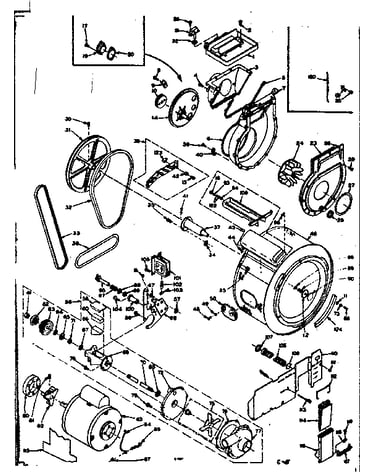 Blower, cylinder, pump and motor