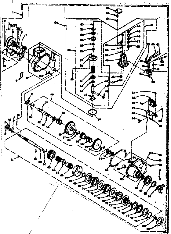 Speed changer assembly