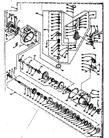 Speed changer assembly