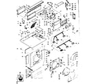 Kenmore 1106310810 top and front assembly diagram