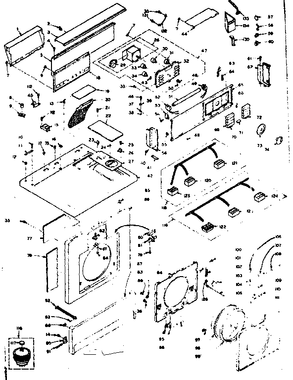 Top and front assembly