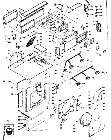 Top and front assembly