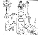 Kenmore 1106312801 machine sub-assembly diagram