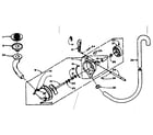 Kenmore 1106312801 pump assembly - parts diagram