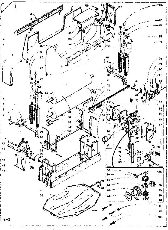 Wringer and wringer gear case assembly