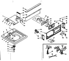 Kenmore 1106315750 top and console assembly diagram