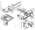 Kenmore 1106314751 top and console assembly diagram