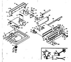 Kenmore 1106315851 top and console assembly diagram