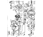 Kenmore 1106315803 machine sub-assembly diagram