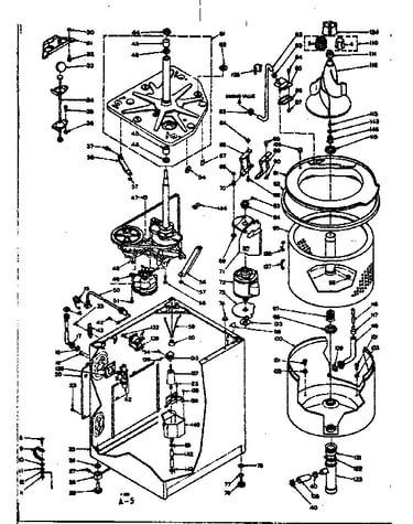 Kenmore machine sub-assembly